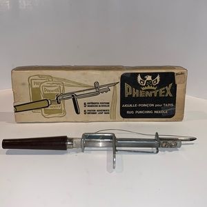 Vintage Phentex Adjustable Rug/Mural Punching Needle.  Made in Canada